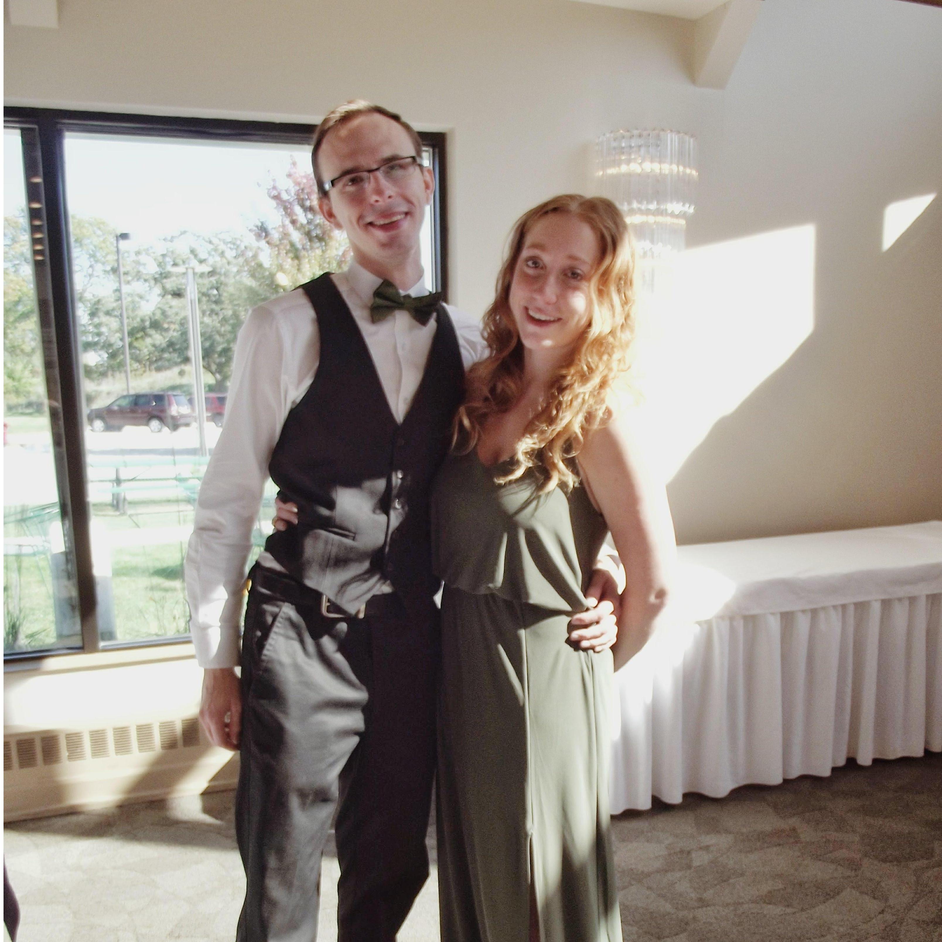 At Kara's Mom's Wedding