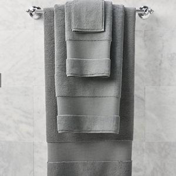 Frontgate Resort Collection Bath Towels: Set of 6 | Color: Carbon