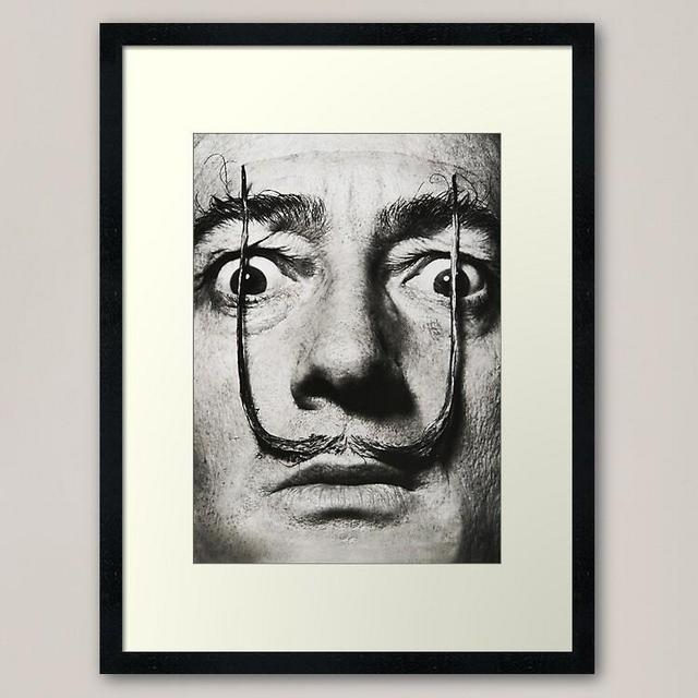 Dali Mustache Framed Art Print