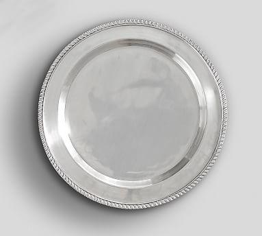 Antique Silver Charger