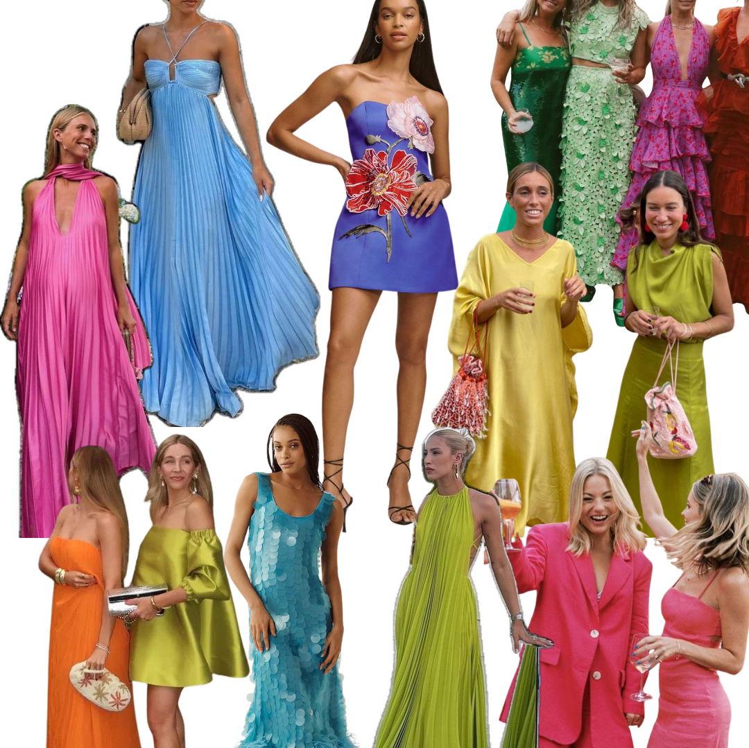 Women's inspiration for our wedding day – short or long dresses are welcome. Feel free to embrace color and have fun with it!