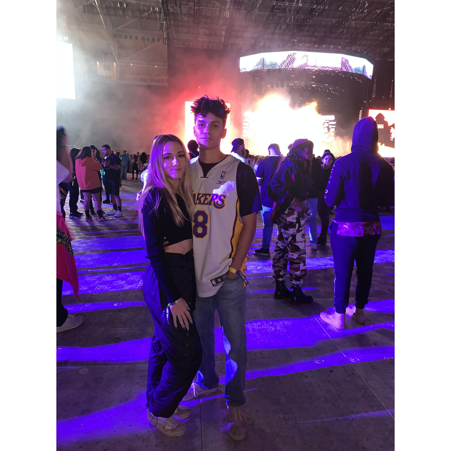 This is when we first started talking we went to a concert together in December 2019