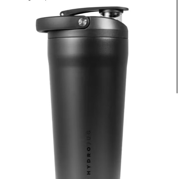 HydroJug 24 oz New Stainless Steel Shaker - Black