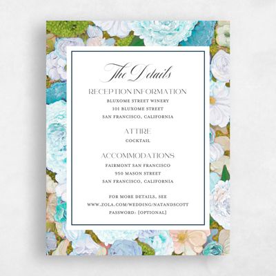 Light Blue Wedding Enclosure - Horto