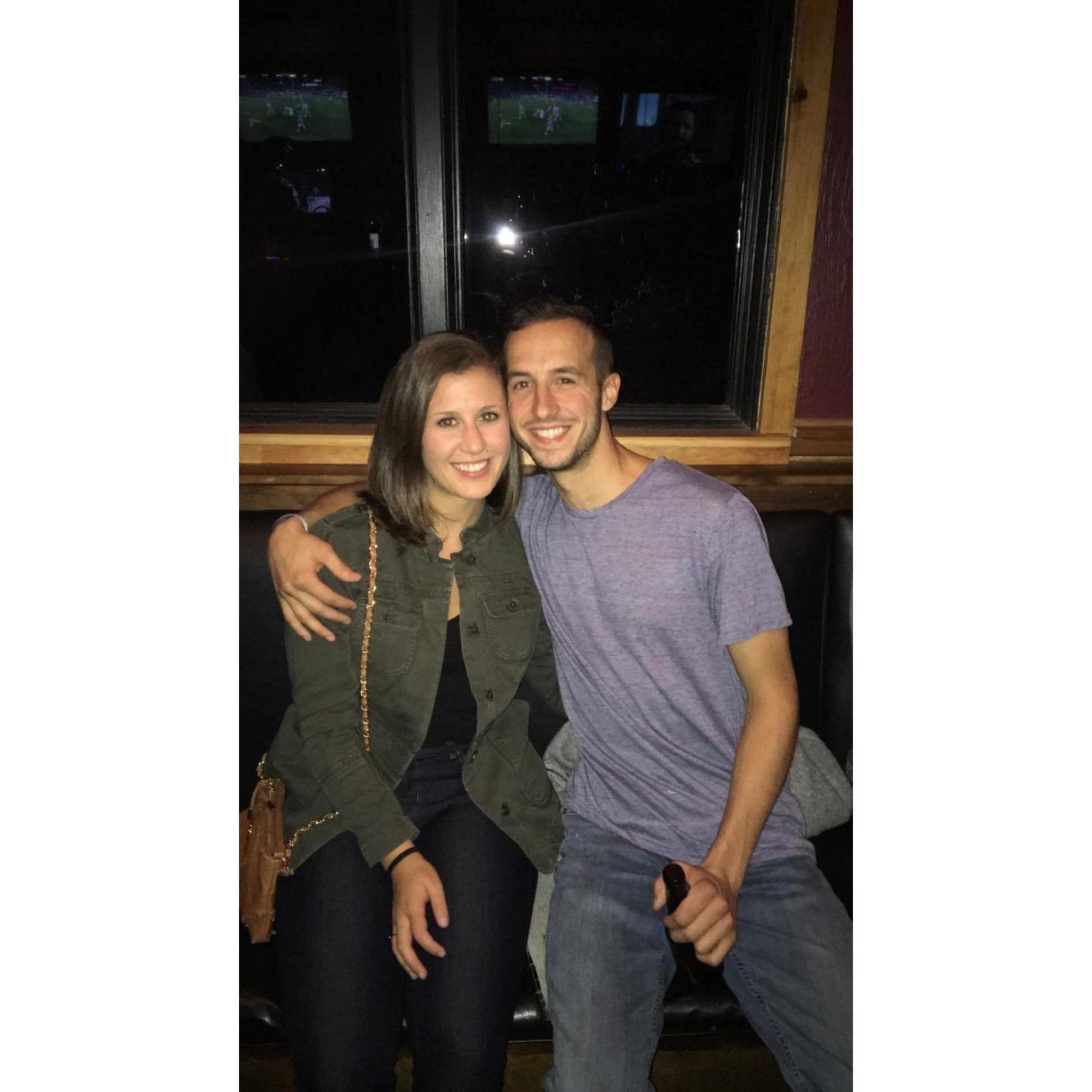 One of our first dates! September 2017