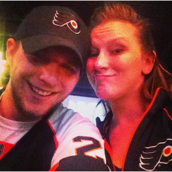 We may be divided when it comes to football and baseball, but Flyers (and Phantoms!) hockey rules in our house!