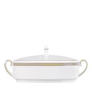 Vera Wang for Wedgwood "Vera Lace" Gold Covered Vegetable
