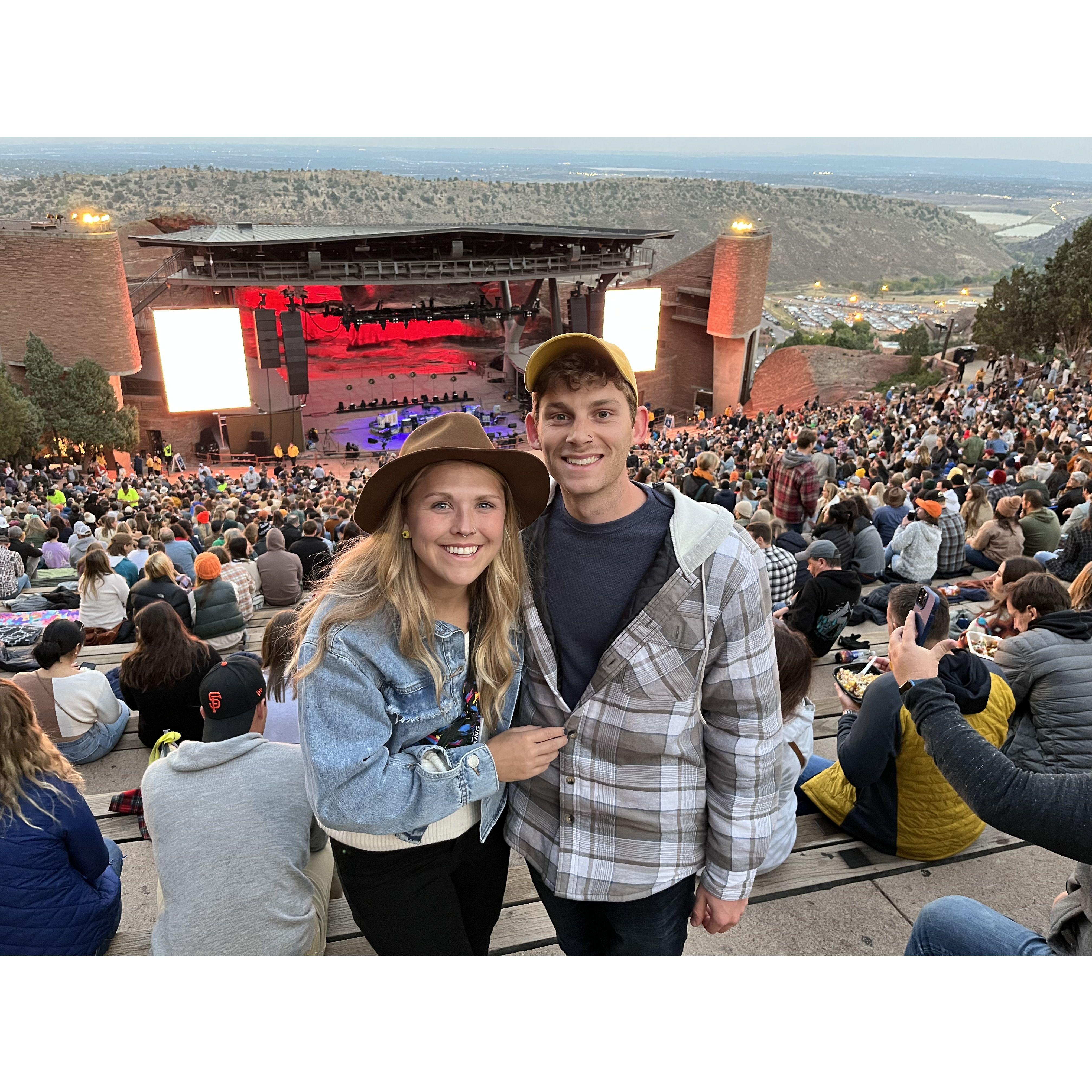 Caamp at Red Rocks - One of the coolest moments of our lives
