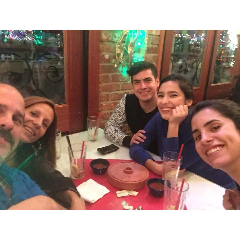 One of the first few times going out with Wesley's awesome family at Mi Tierra!