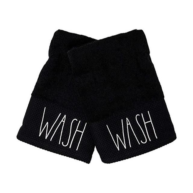 Rae Dunn by Magenta Hand Towels - Set of 2 (Wash)