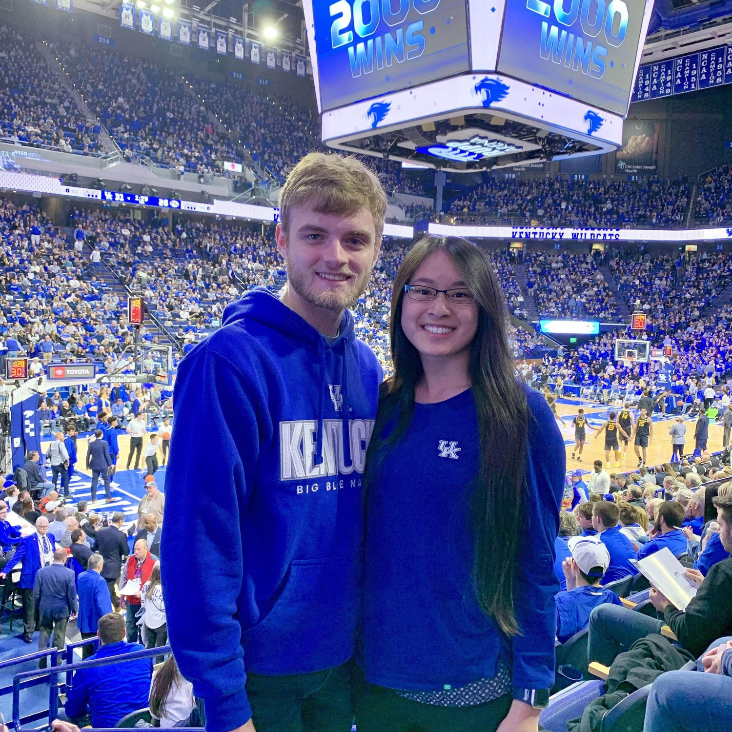 We enjoyed cheering on the CATS!