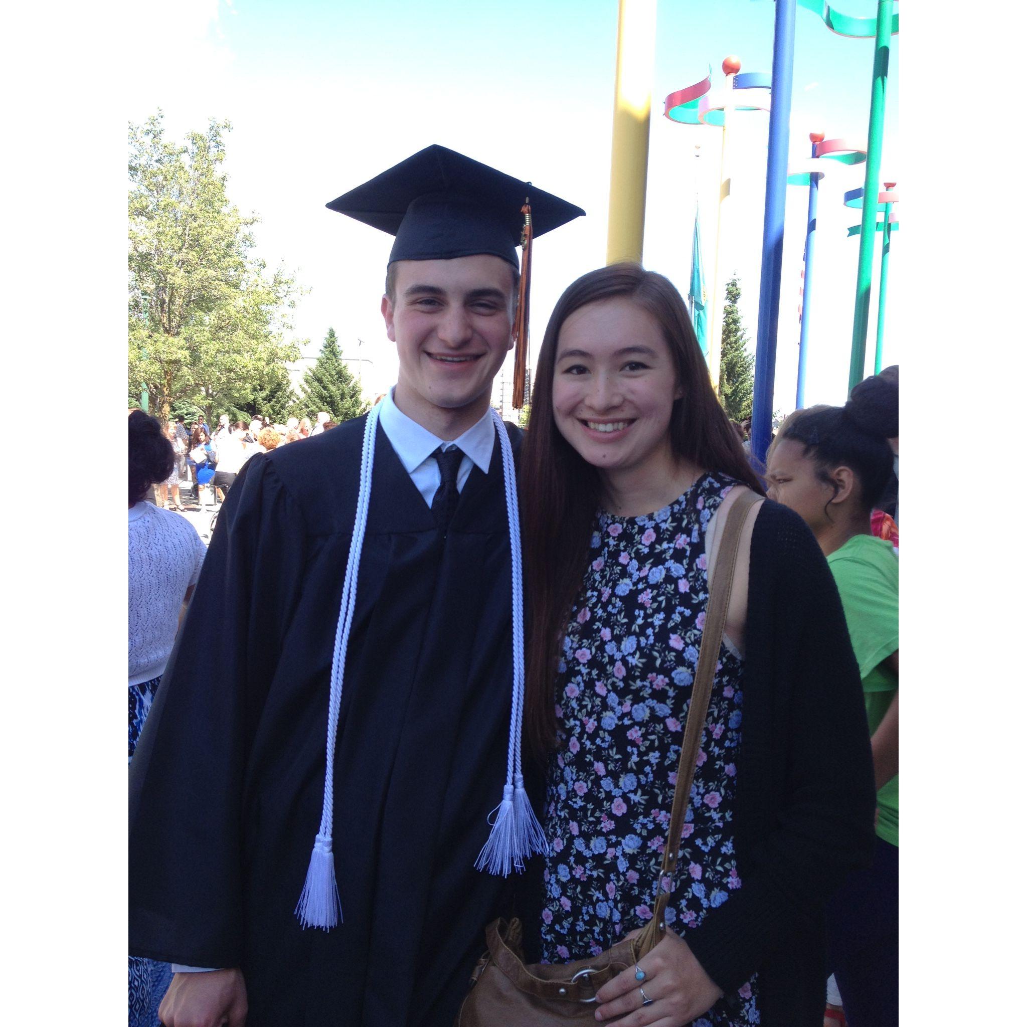 Conner’s high school graduation, Spokane, 2015
