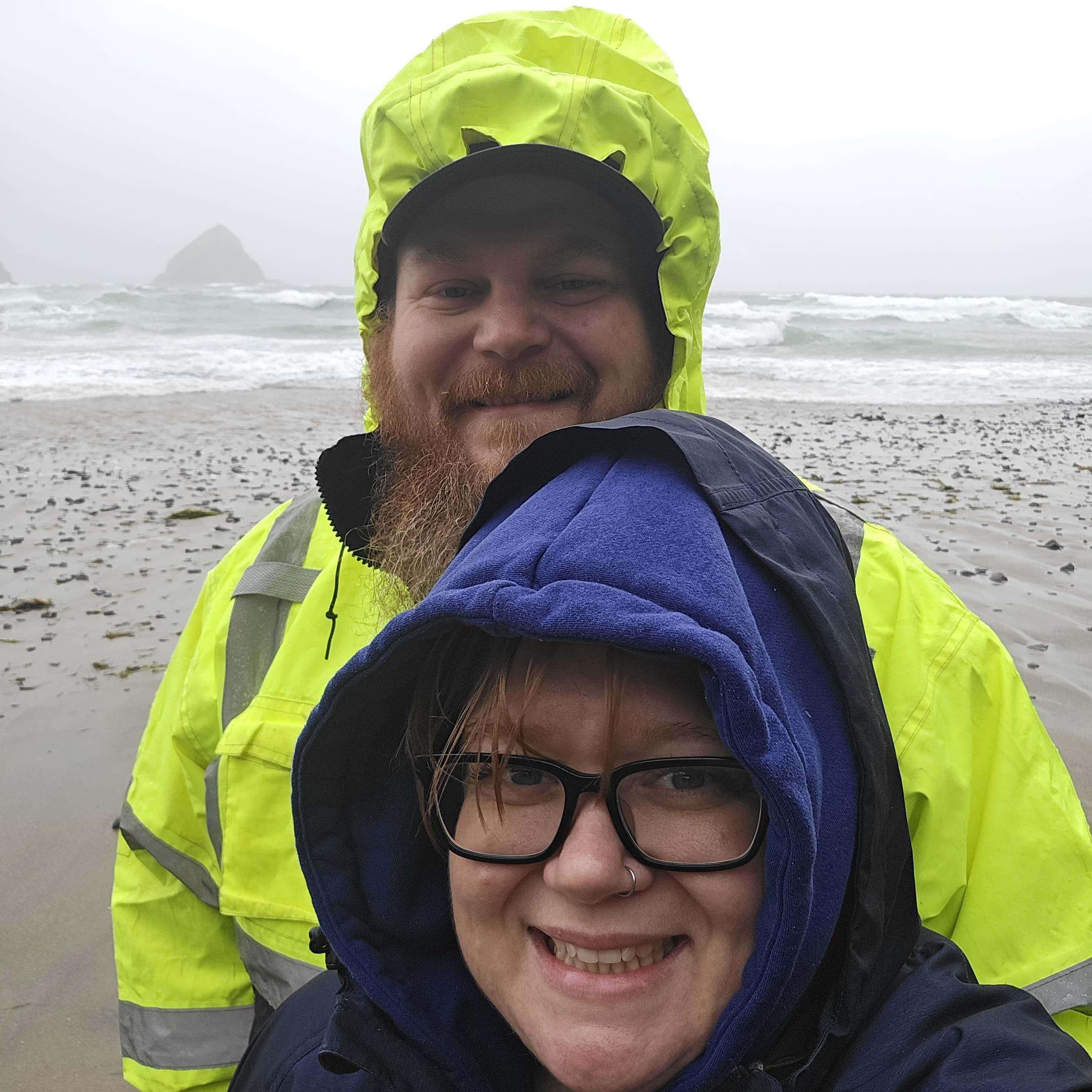 Beach trip with Katie's parents