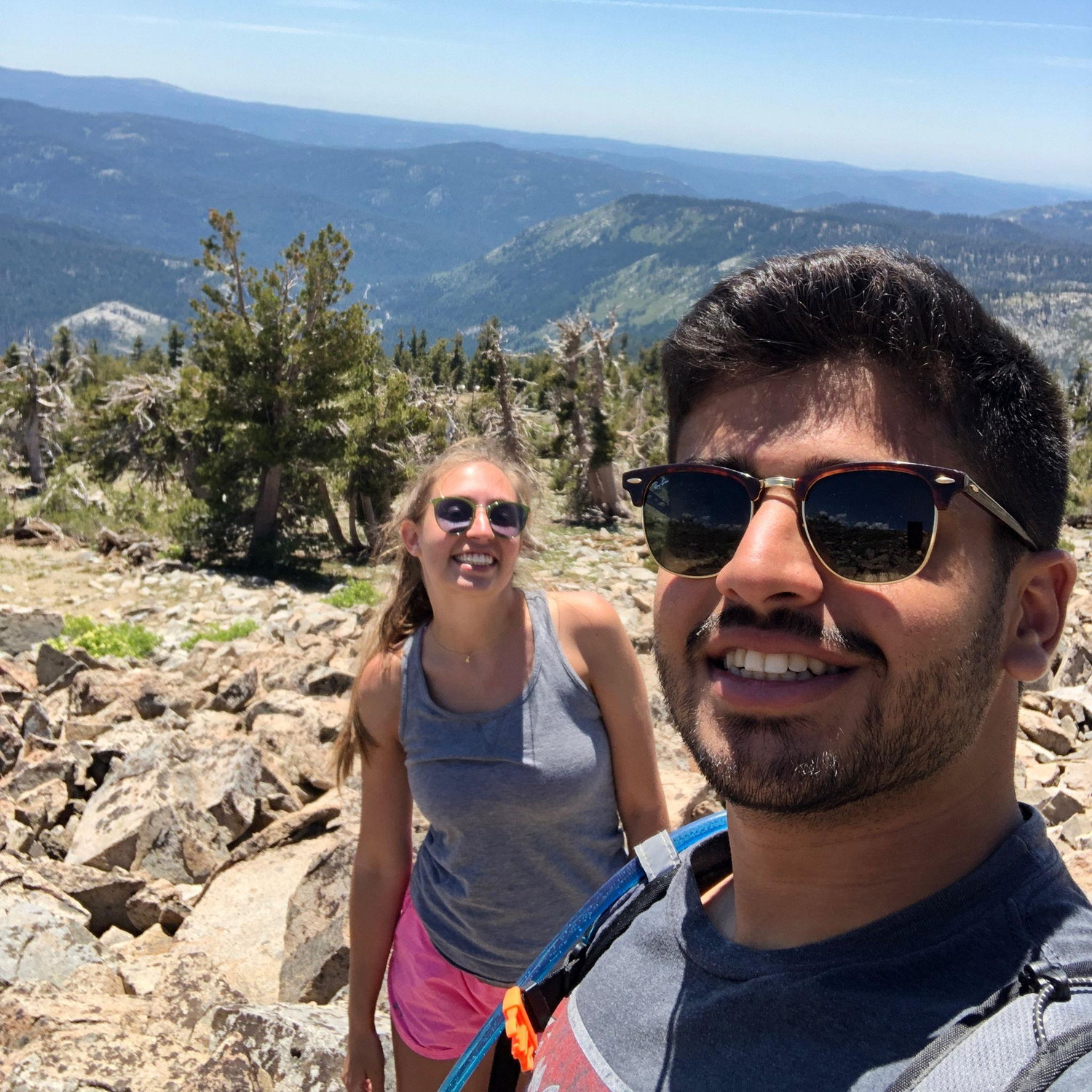 Rishi took Sophie on her first trip to California in 2018