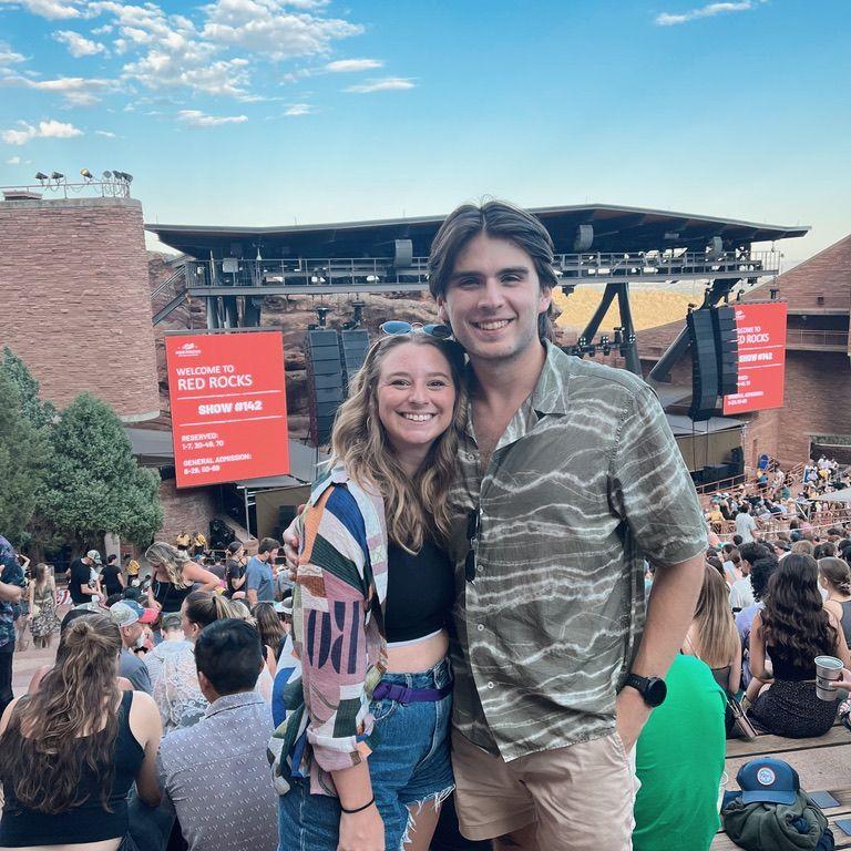 Our first Red Rocks show! This quickly became our favorite thing to do in Summer.