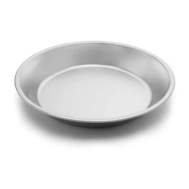 Fox Run 4871 Pie Pan 9" Stainless Steel Stain Scratch and Rust Resistant