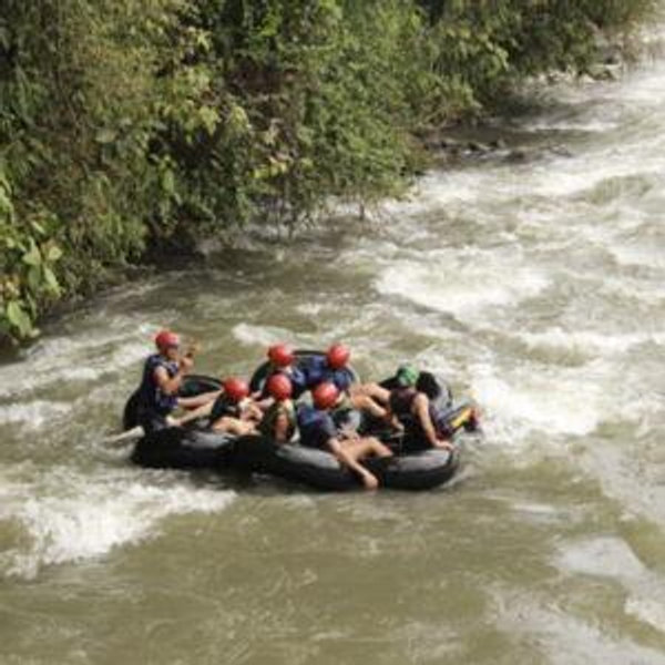 Rivertubing for Two in the Cloud Forest
