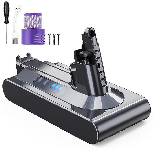 Evary 25.2V V10 Battery for Dyson V10 Battery Replacement 5000mAh, Compatible with Dyson V10 Animal V10 Absolute V10 Fluffy V10 Motorhead Cordless Stick Vacuum Cleaner