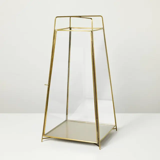 20" Brass Finish Lantern Large - Hearth & Hand™ with Magnolia