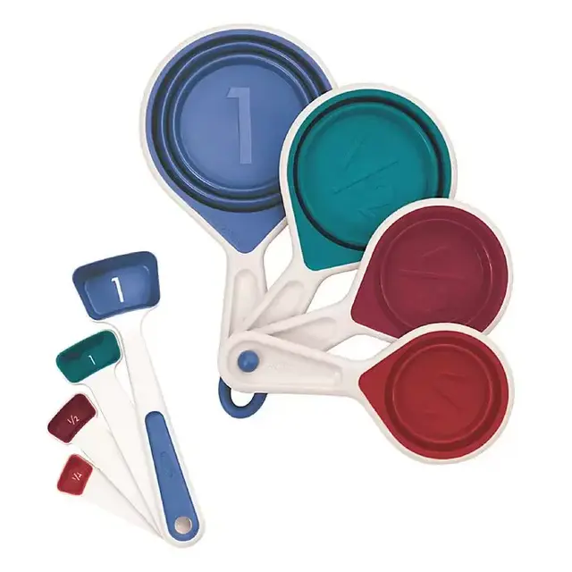 Chef'n® sleekstor™ 8-Piece Collapsible Measuring Cups and Spoons Set