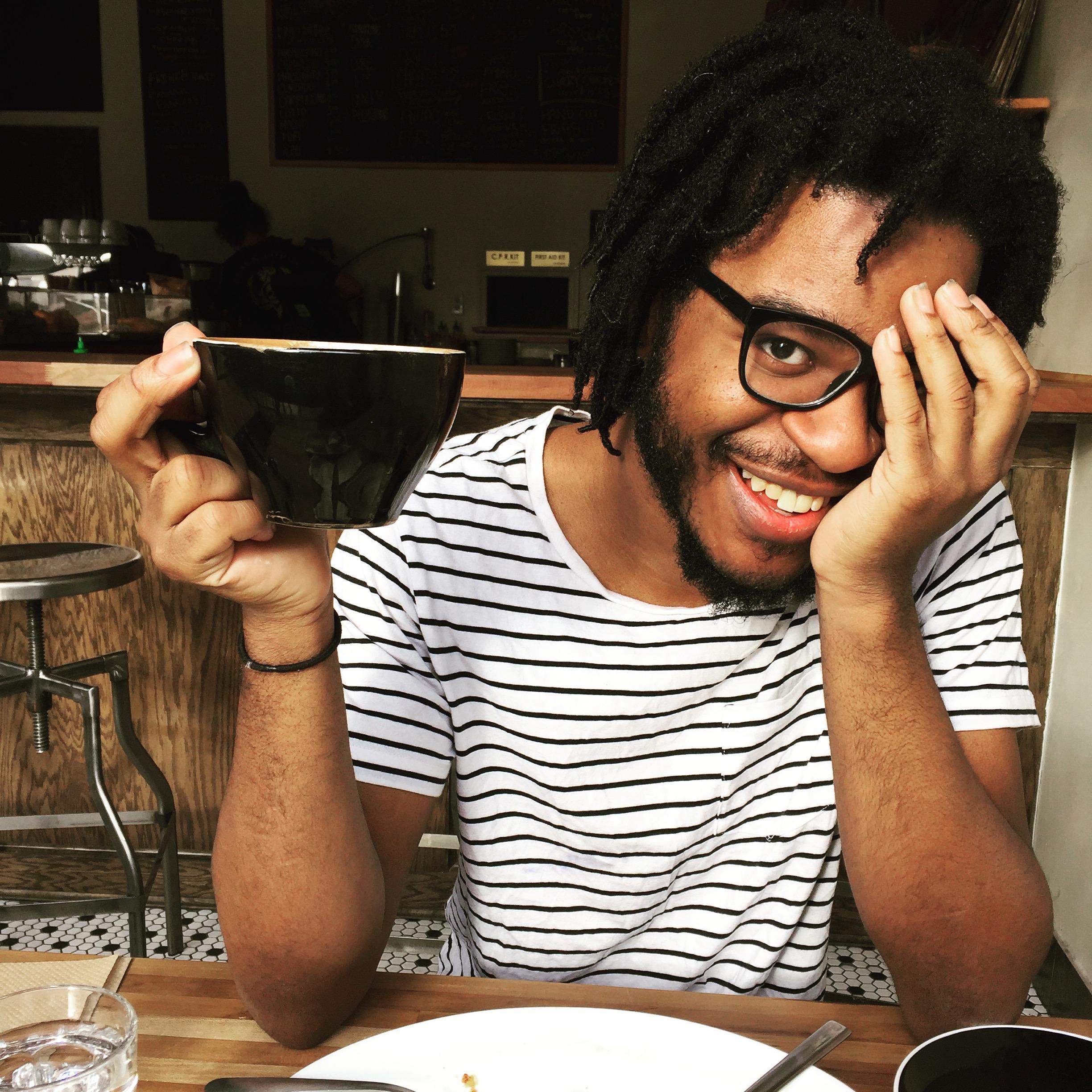 The picture I took of Akeem after asking him to be my boyfriend (2015).