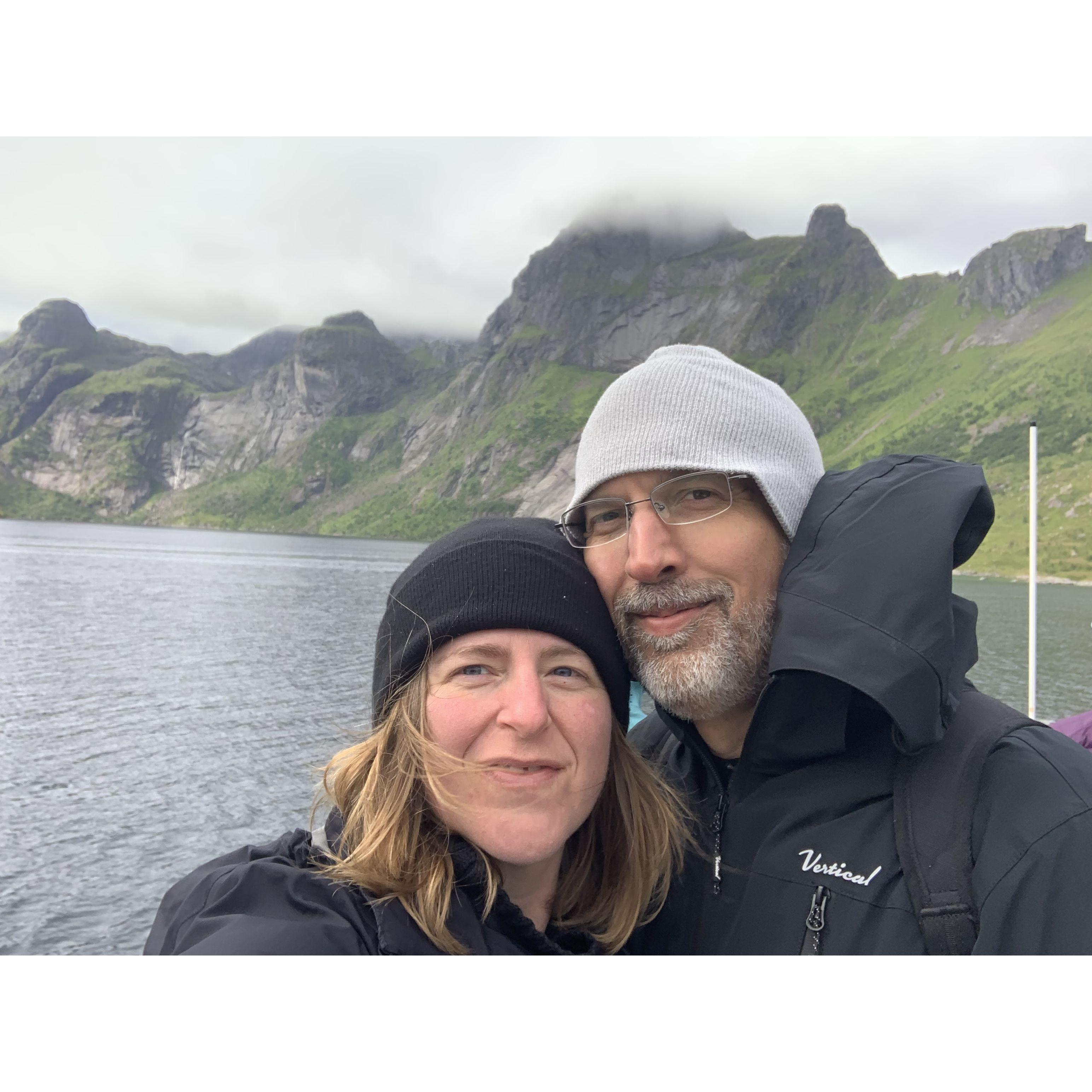 On the trip East from Bergen on the quietest ferry ever.