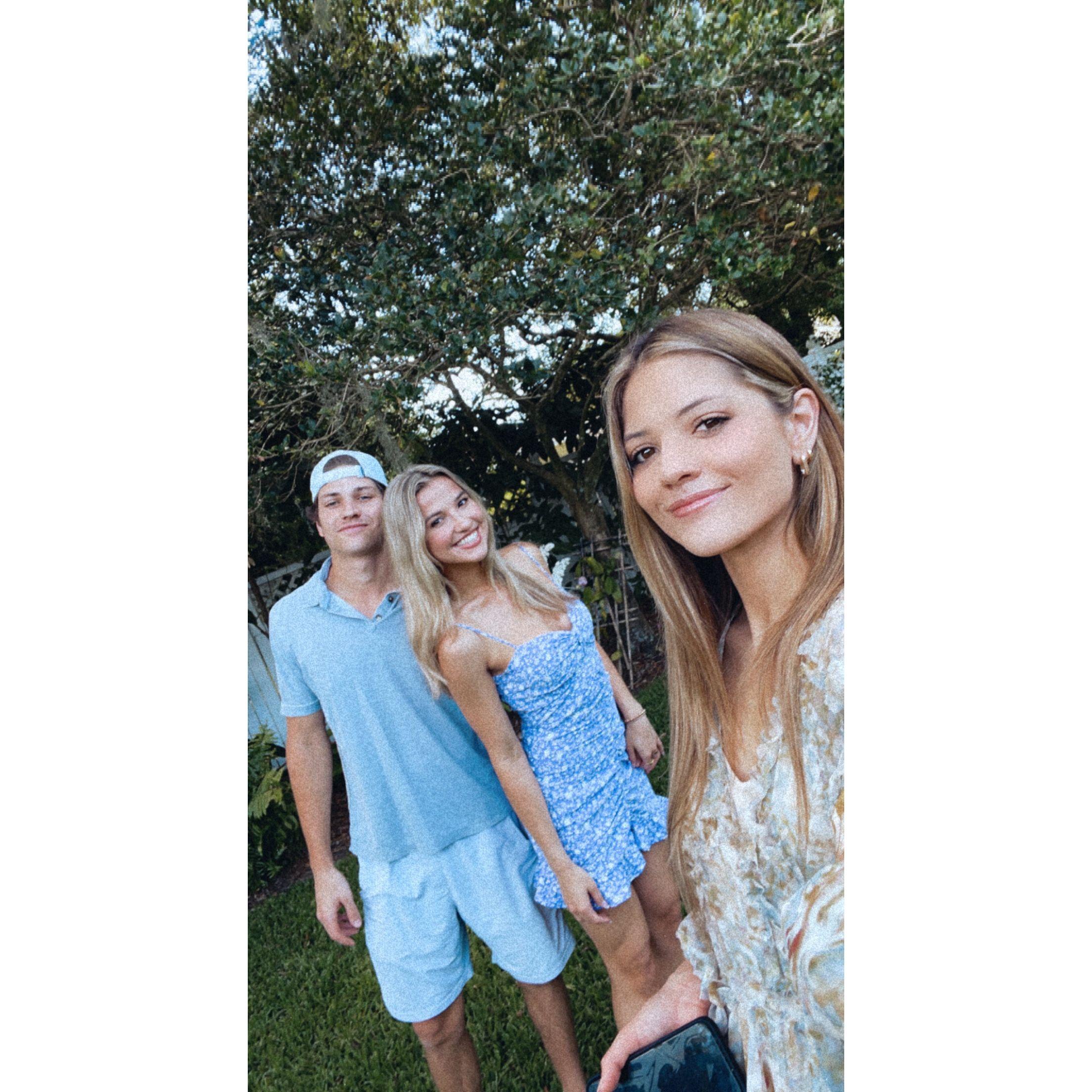 Easter in Orlando with Elliot's sister, Olivia