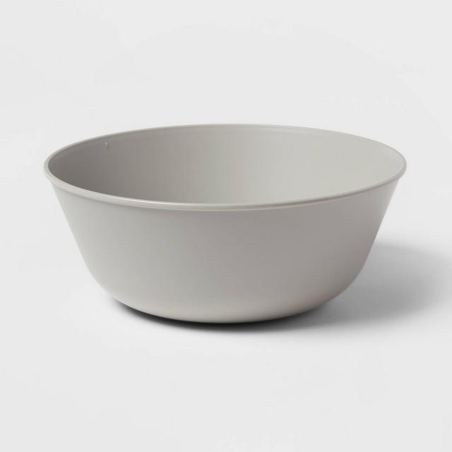 114oz Plastic Serving Bowl Jet Gray - Room Essentials™