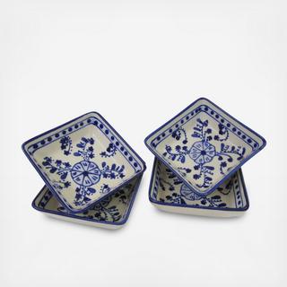 Azoura Square Sauce Dish, Set of 4