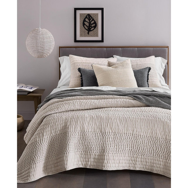 Oake Pick Stitch 3-Pc. Coverlet Set, Full/Queen, Exclusively for Macy's