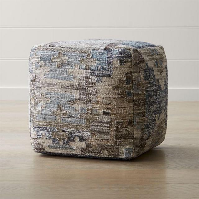 Alvarez Mineral Square Pouf