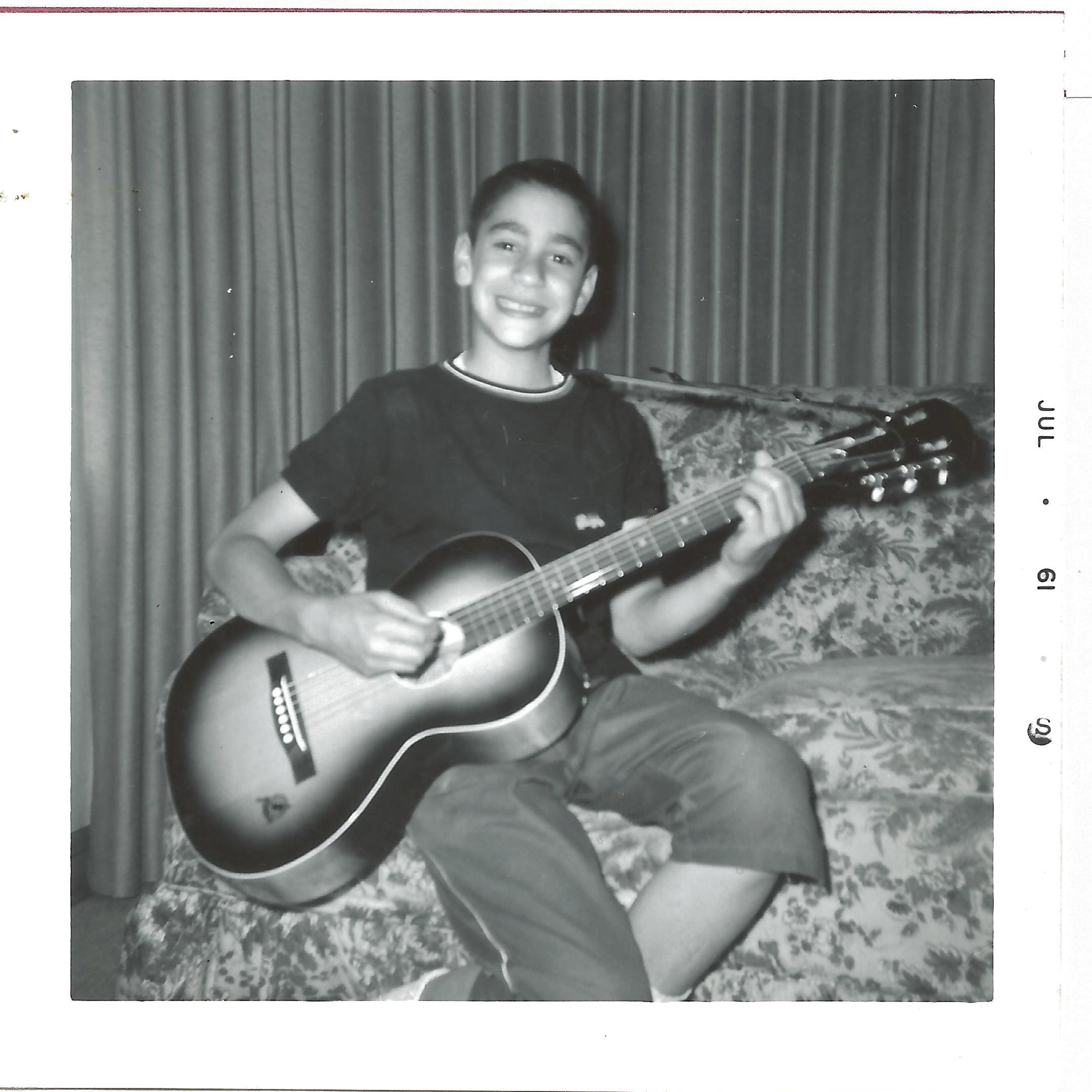 Stan Bought and paid for his first guitar in 1960 using Paper Route Money