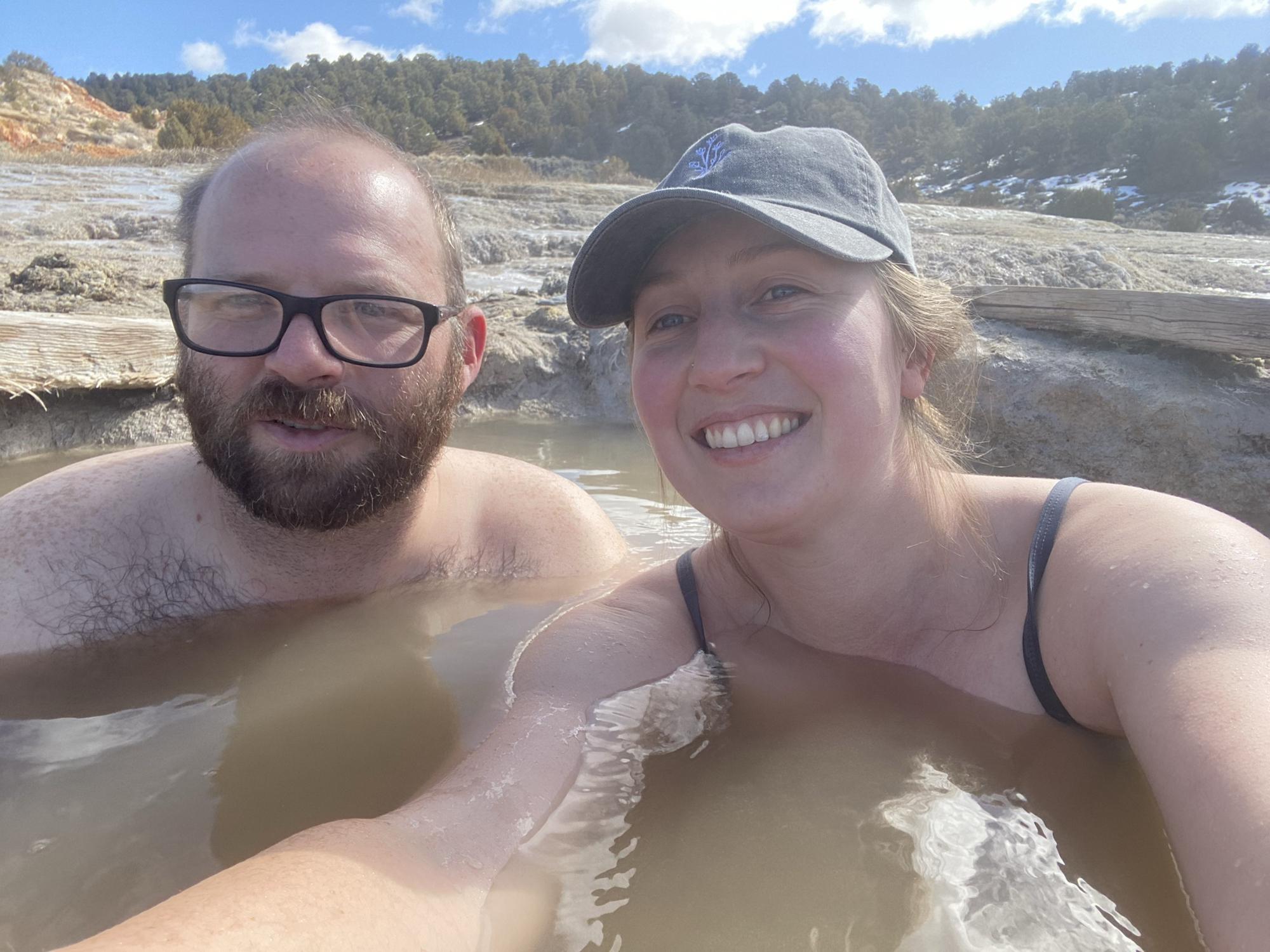 March 2021- Stop at the Travertine hot springs while on a road trip through the Eastern Sierras and Death Valley National Park