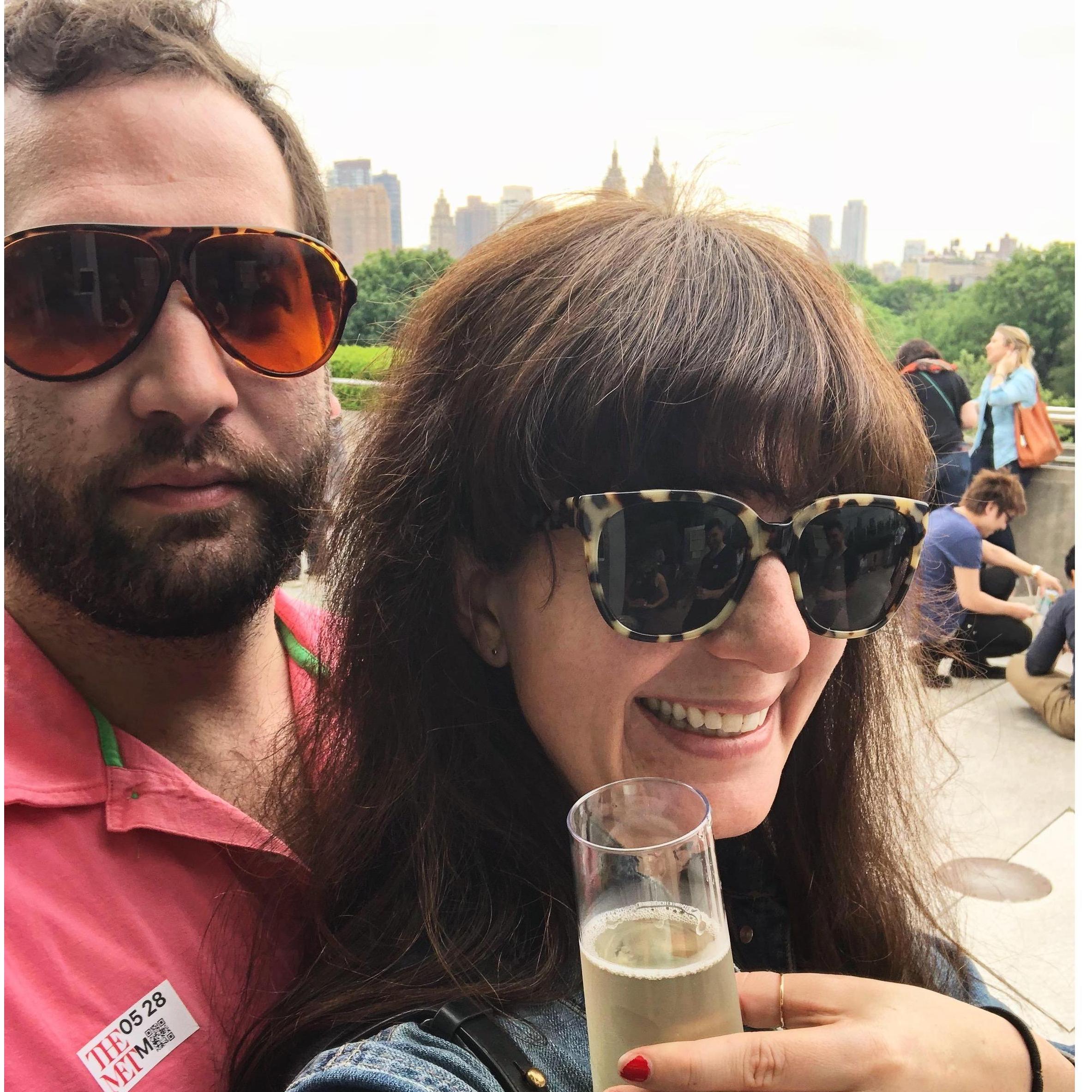 Selfie from the Met Rooftop (one of Lauren's favorite places in the city)