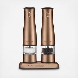 Copper Rechargeable Salt & Pepper Mills