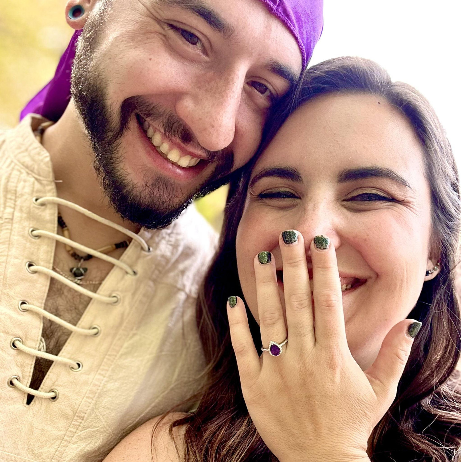 The day we got engaged!