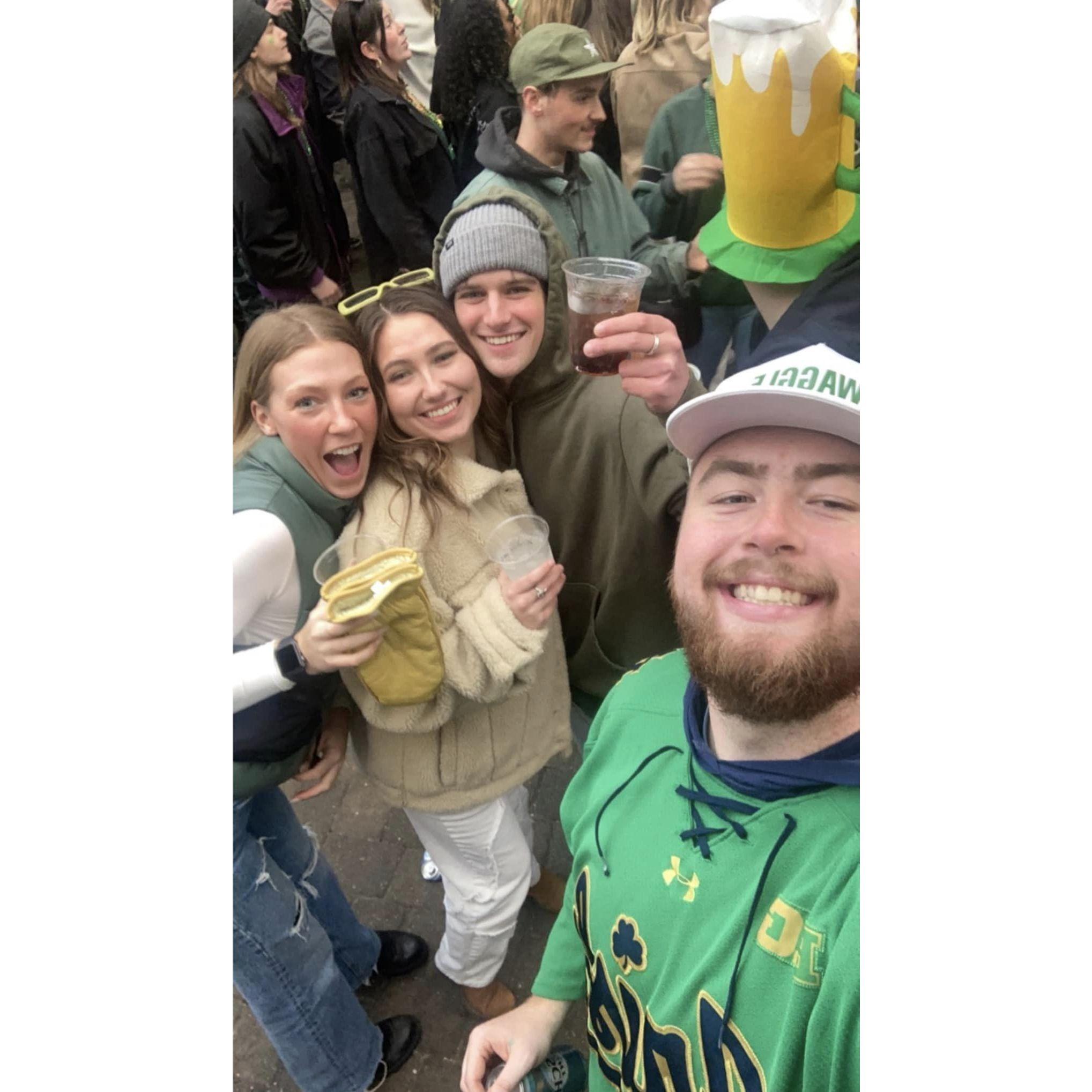 St. Patrick's Day with friends, 2023