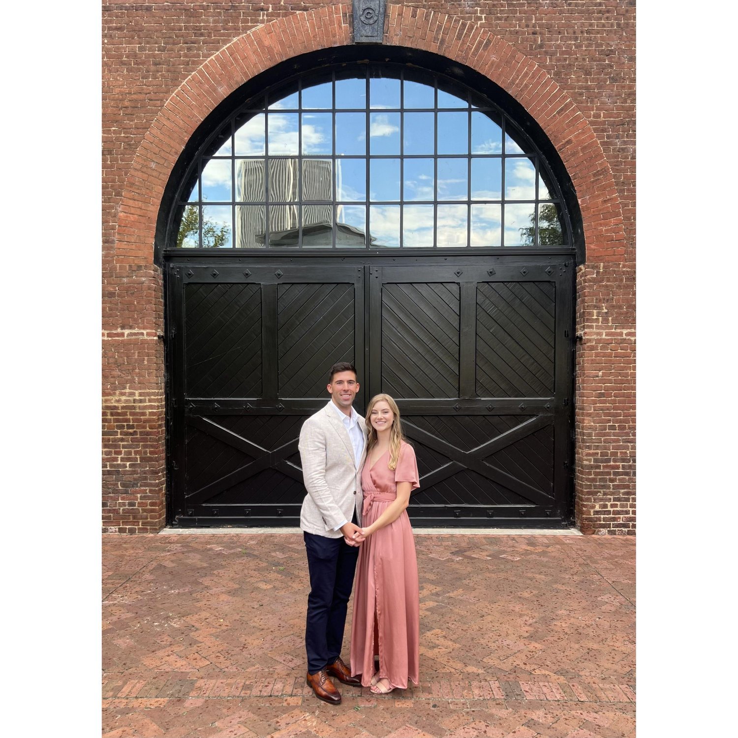 Blake accompanied me to my best friend's wedding
