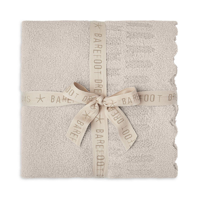 BAREFOOT DREAMS CozyChic Shell Texture Throw Blanket