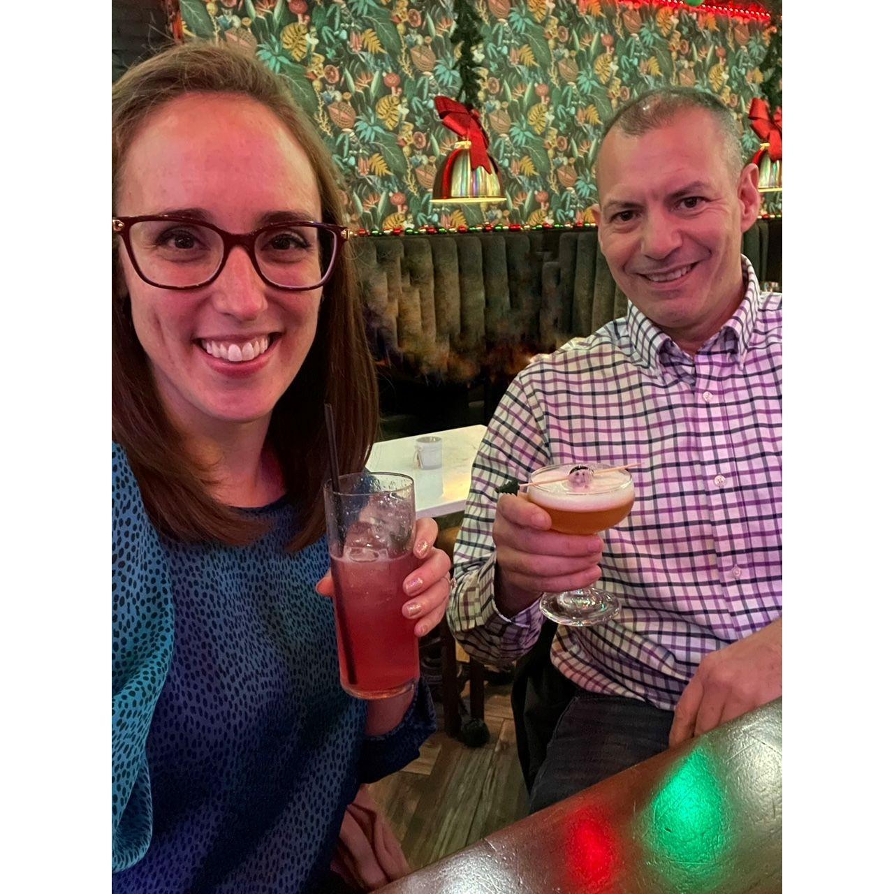 Trying new drinks at Iron Gate in Wyandotte! - 2022