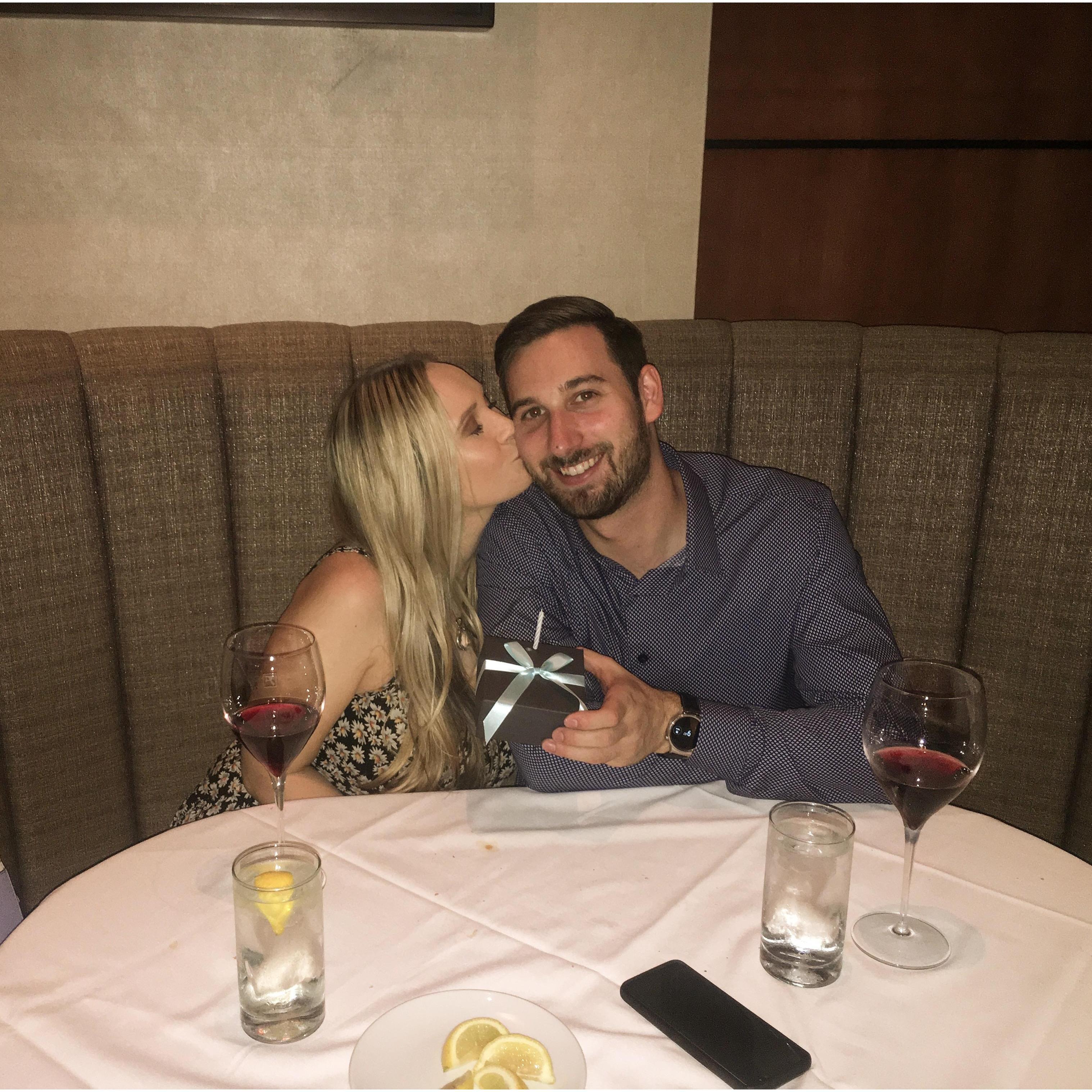 Our first date night after having Hayden!