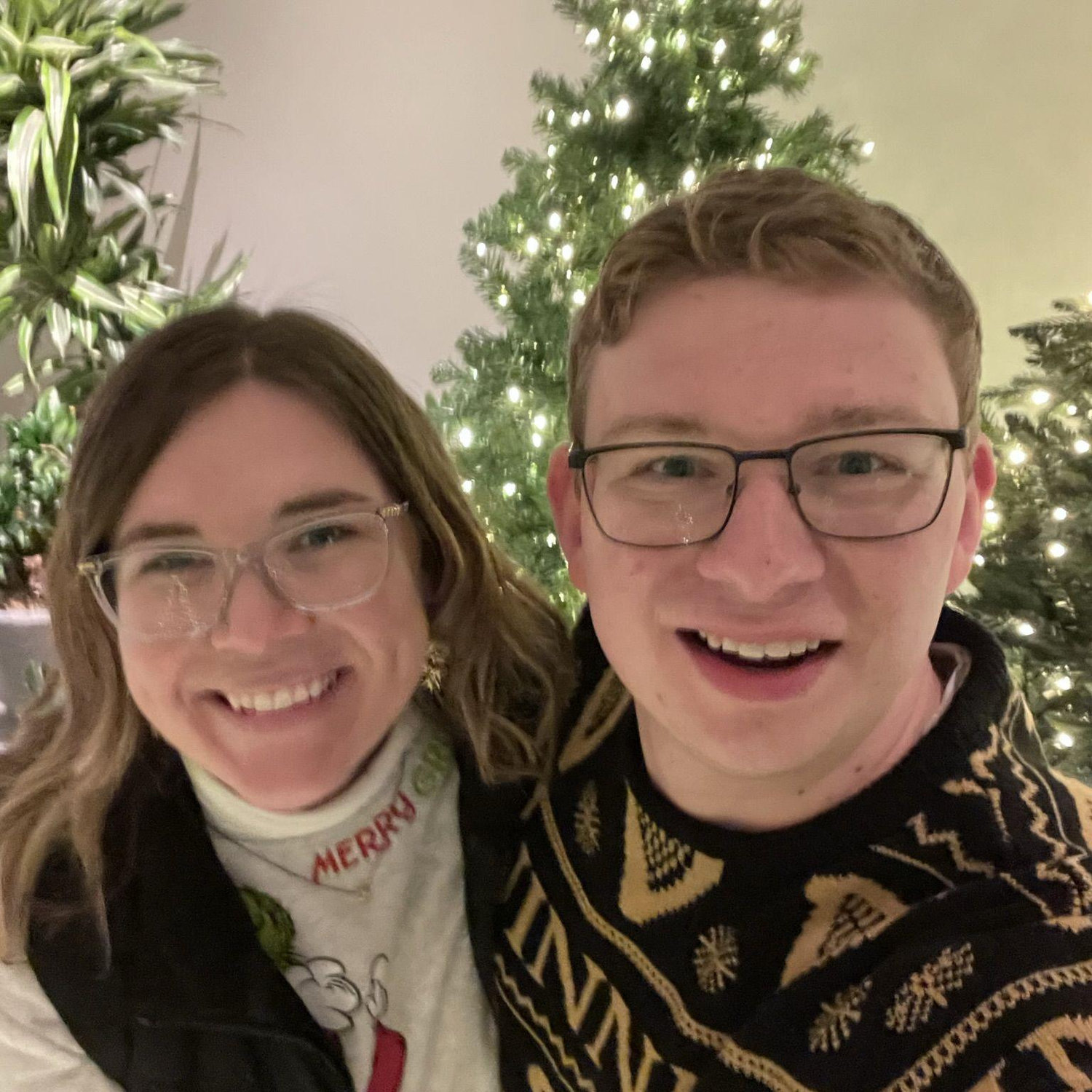 This picture is from when went to some Christmas pop-up bars in Omaha in 2024.