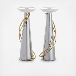 Calla Lily Candleholder, Set of 2