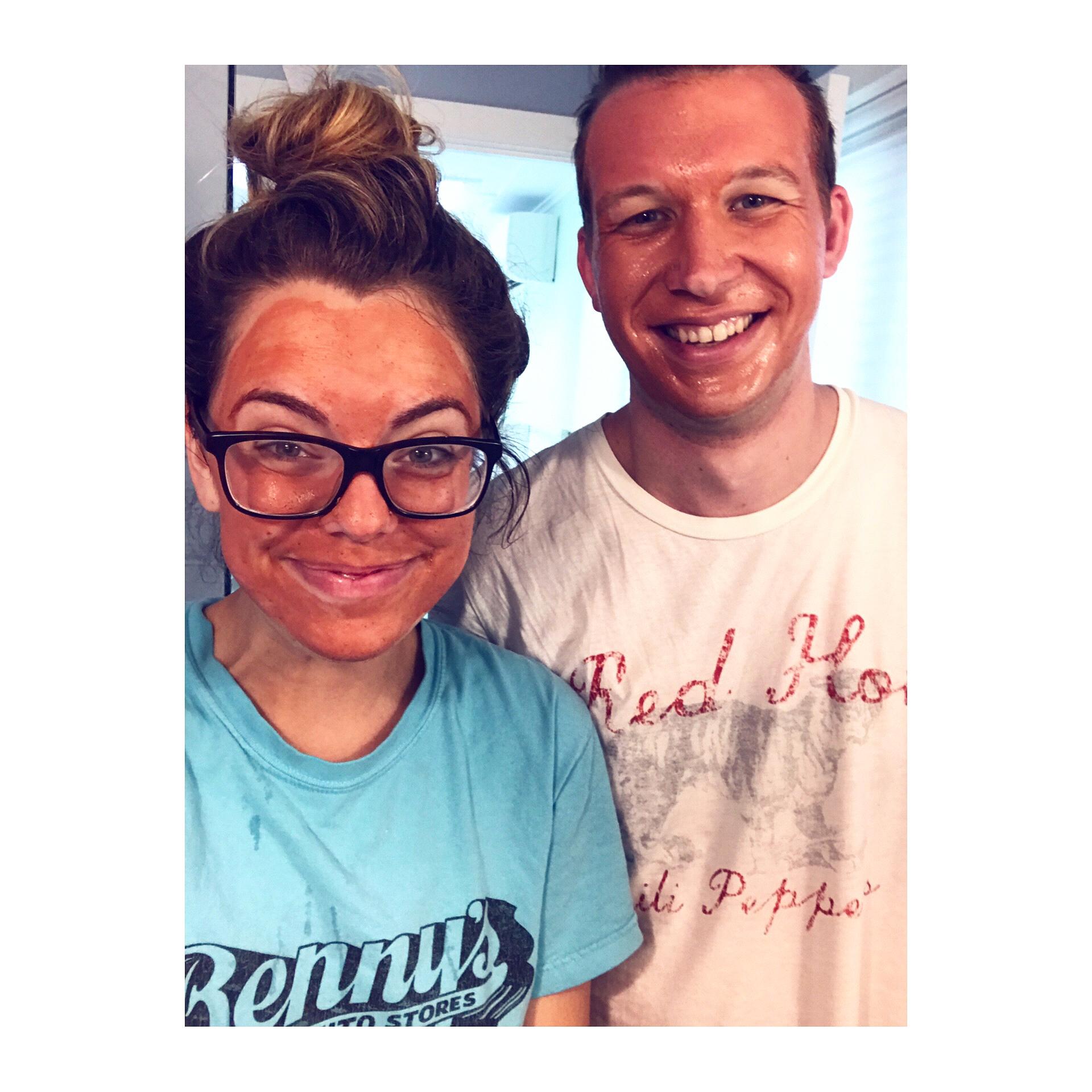 The day before Rawls asked Julie out, she made him do face masks. And he STILL asked her out!