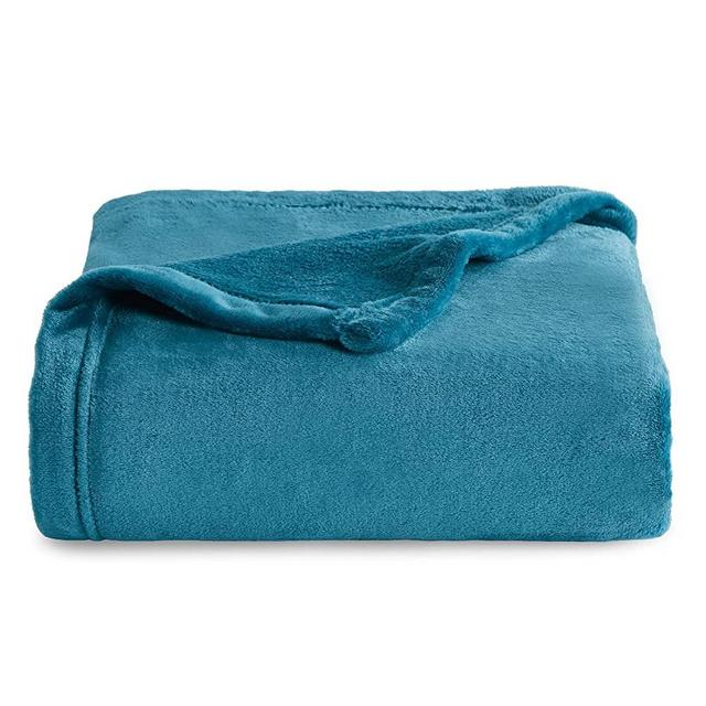 Bedsure Fleece Blanket Throw Blanket Teal - 300GSM Throw Blankets for Couch, Sofa, Bed, Soft Lightweight Plush Cozy Blankets and Throws for Toddlers, Kids