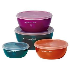 KitchenAid® Prep Bowls with Lids (Set of 4)