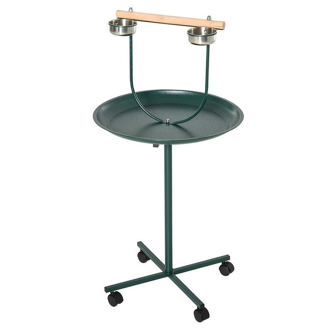 Pawhut 49" Bird Play Stand w/Wheels - Green