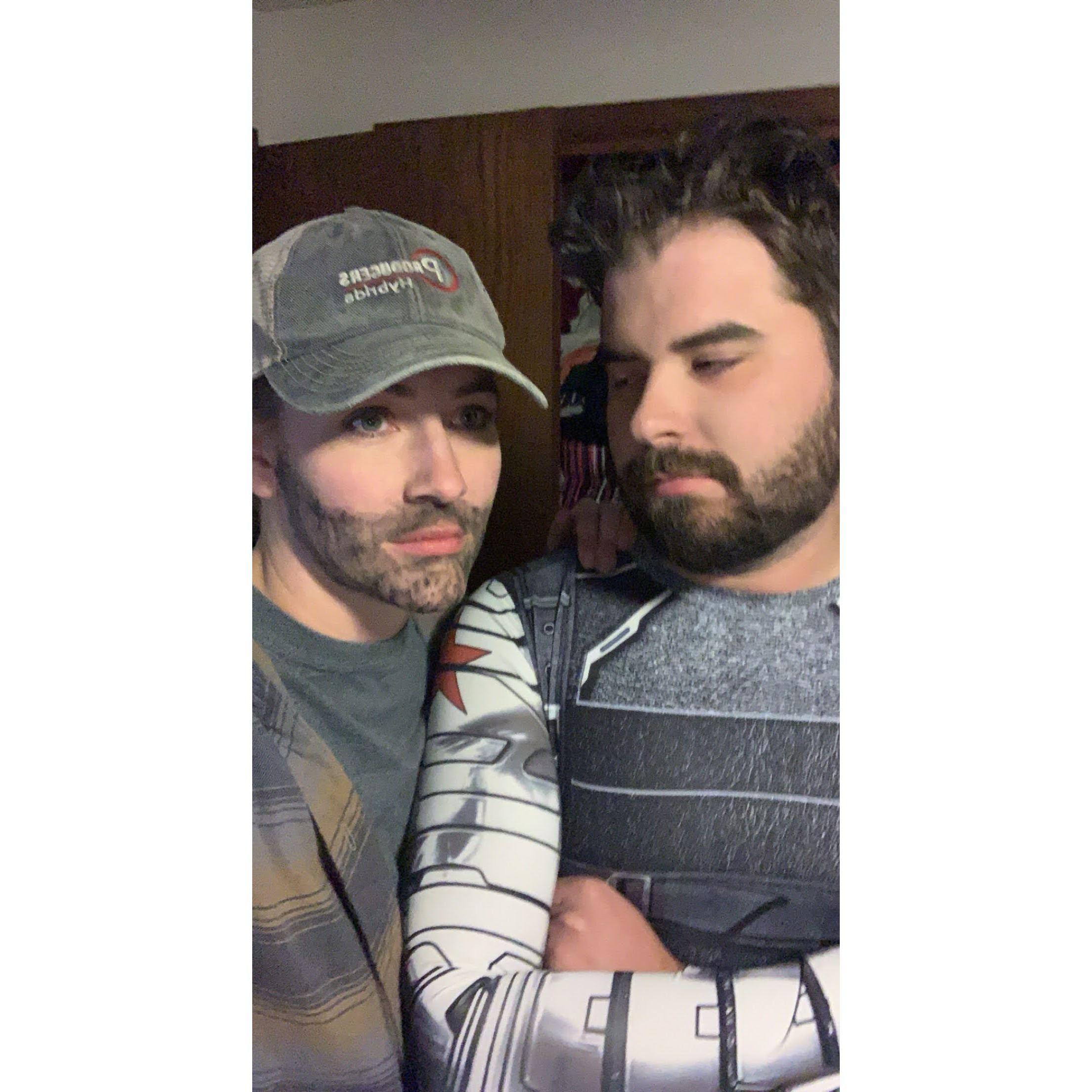 The one where Renee dressed as Derek for Halloween, he does not appear amused