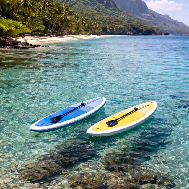 Paddle Boarding in Kauai