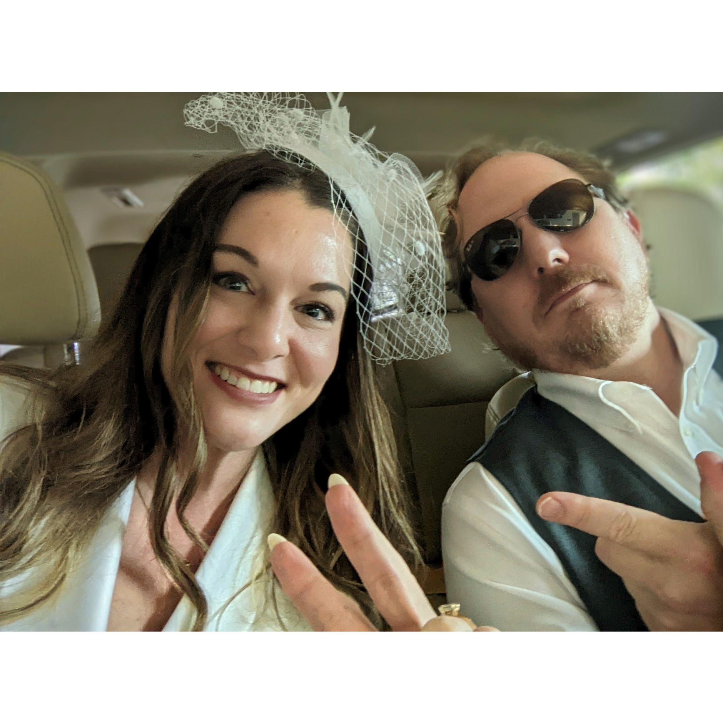 We're going to the courthouse and we're gonna get married